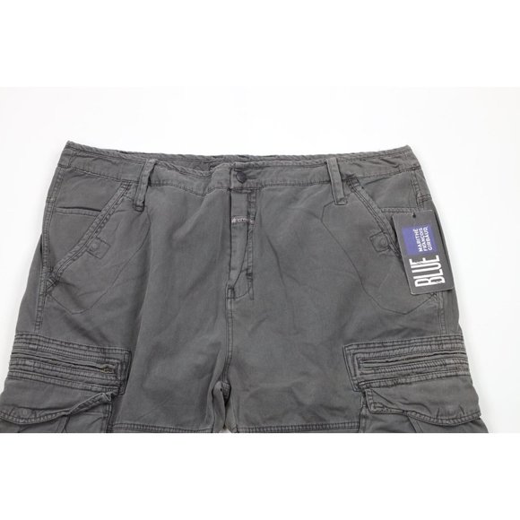 NOS Vtg 90s Marithe Francois Girbaud Mens 42x32 Regular Fit Strap Cargo Pants - Picture 2 of 12